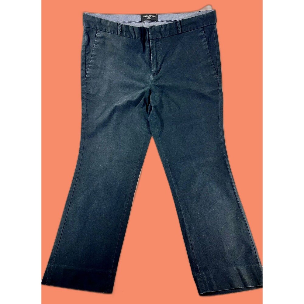 Banana Republic Women's Size 10 Black Cotton Pants